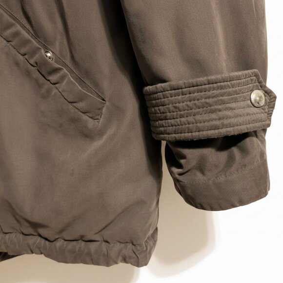 Ralph Lauren Women Green Quilted Jacket Faux Sherpa Collar (L Size) EST MCMLXVII - Picture 6 of 12